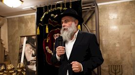אירוע הדלקת נר בקייב עם בכירי הקהילה היהודית, צילום: דוברות הקהילה היהודית JCC חב"ד בקייב